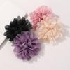 Camellia Shape Brooch Flower Theme Clothes Chiffon Breastpin for Loved Ones