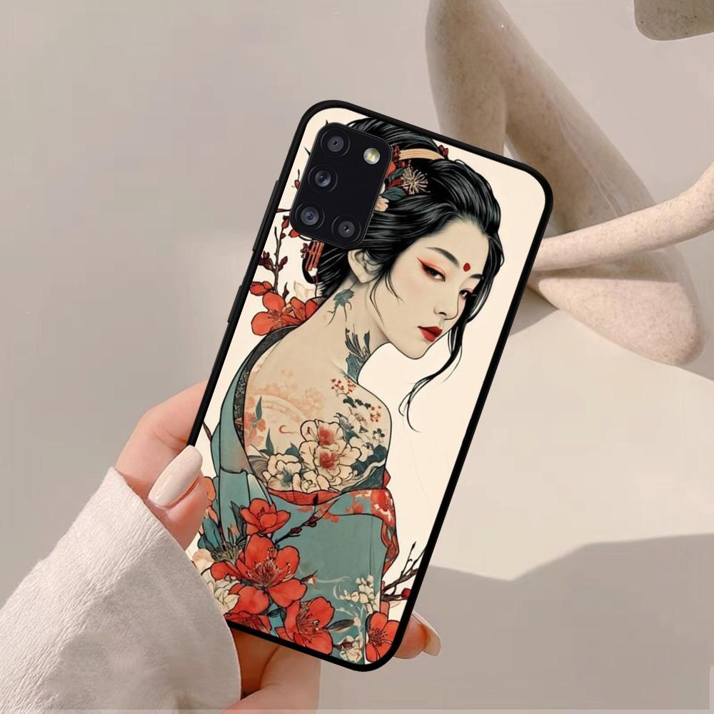 Japanese Style Art Phone Case For Samsung A 10 11 12 13 20 21 22 30 31 32 40 51 52 53 70 71 72 73 91 13 Shell
