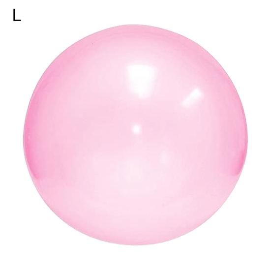 1pc Inflatable Bubble Ball-Transparent TPR Water-Filled Pat Ball for Outdoor Fun-Durable & Easy To Inflate-Perfect for Family Activities & Party Games