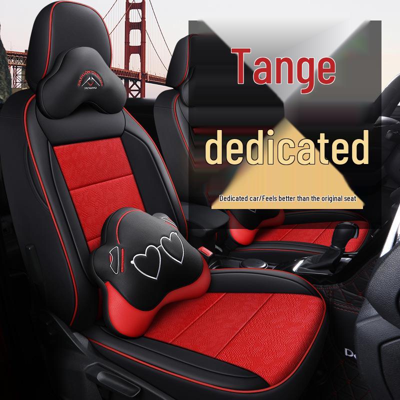 CLY Custom Leather Seat Covers for Volkswagen T-ROC: All-Season Sport Cushion Pads