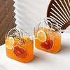 770ML Borsa a Mano in Vetro Celebrità di Internet Tazza da Tè Estiva Trasparente Creativa Divertente Alto Valore Leggermente Ubriaco Bicchiere per Succo Cocktail