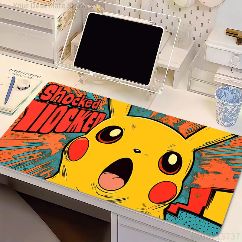 Mouse pad gaming accessories Computer keyboard gamer Designed specifically for e-sports Gamer Cabinet P-Pokemon Pikachu Mousepad