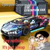 2026 Cyberpunk Remote Control Sports Car Building Blocks - Educational Gift for Boys