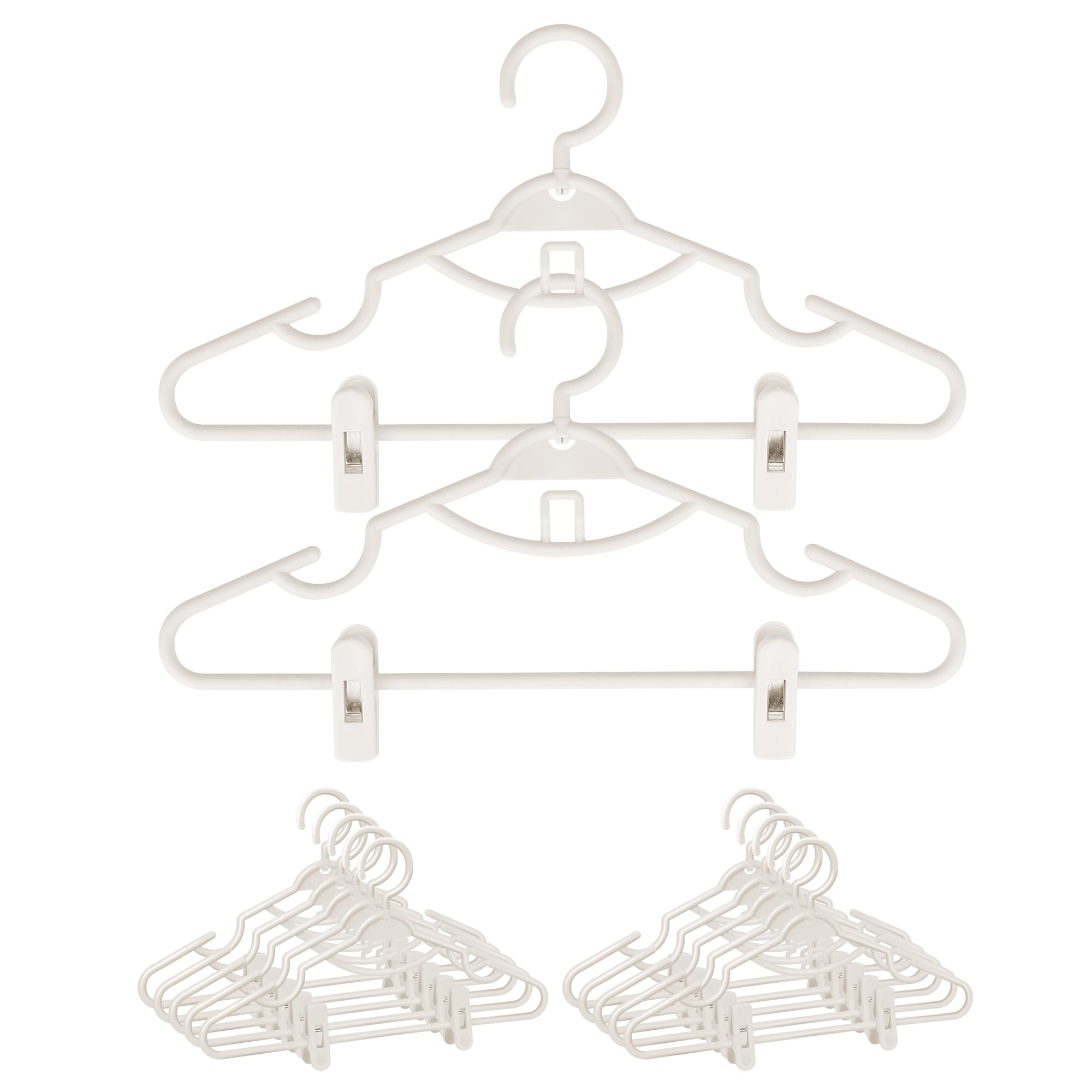 

hanger is all you need for both tops and TITIROBA Hanger with Connecting Rotating Laundry White [One bottoms] Clip, Non-slip, Hook, Hook, Unbendable, белый