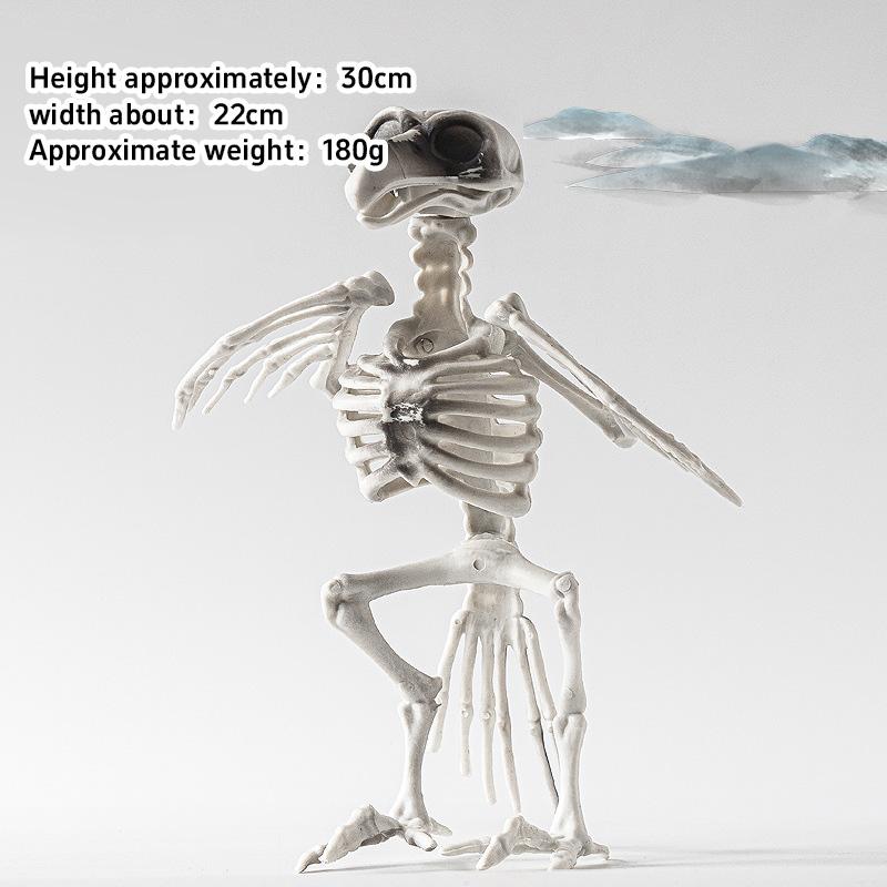 New Halloween Dog Skeleton Decoration Spooky Skeleton Animal Puppy Bones Skeleton Decoration For Halloween Indoor Outdoor