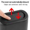 Car Trash Bin Hanging Vehicle Garbage Dust Case Storage Box Pressing Type Trash Can Car Accessorie For Citroen C3 C4 C5 Aircross