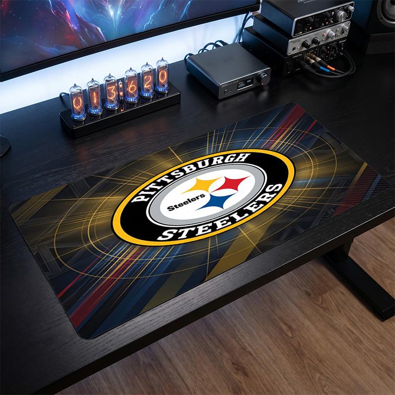 Pittsburgh Steelers Pattern Mousepad Anti?Slip Rubber Desk Pad For Gaming Working Desktop Decoration