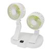 Dual Heads USB Fan for Car Dashboard Multi Speeds Quiet Portable Vehicle Cooling Fan for RV Truck