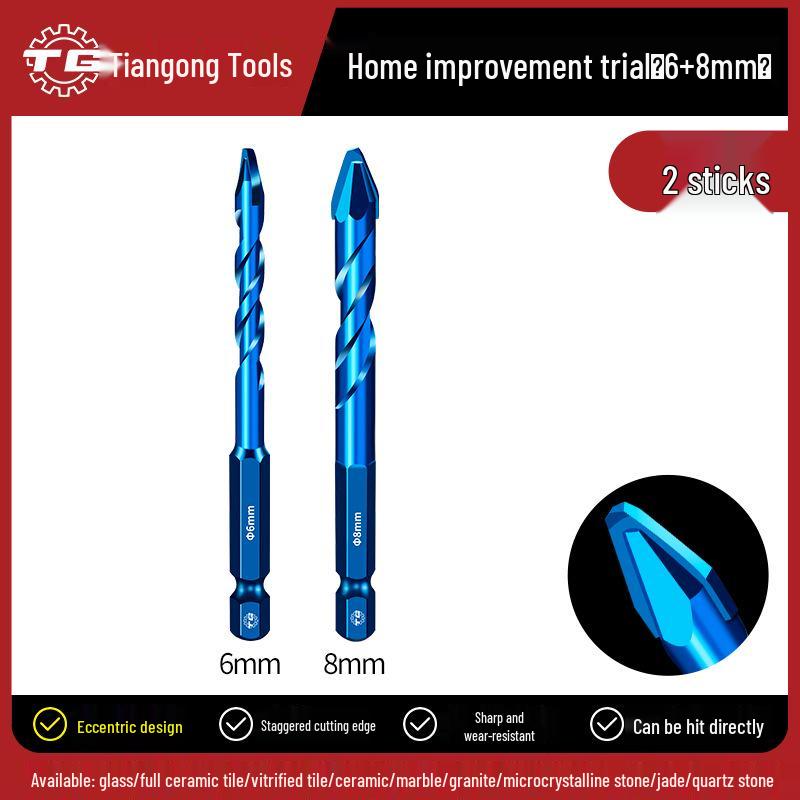 Tiangong Super Hard Tile & Concrete Drill Bit with Eccentric Tilt Head