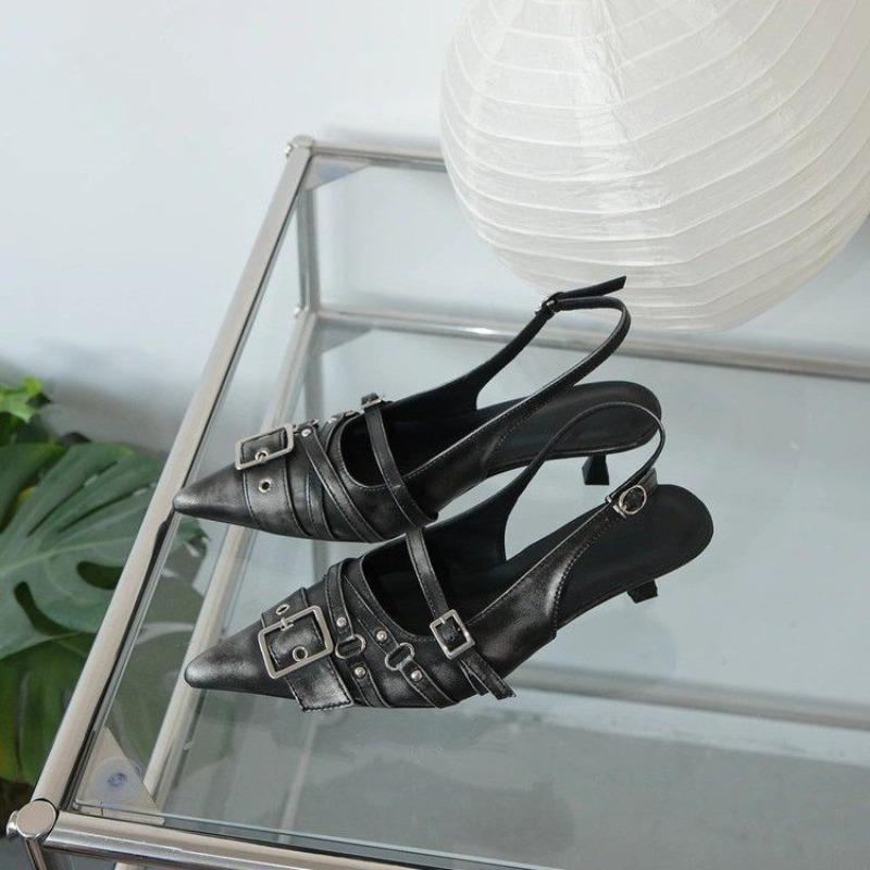 

Fashion 2025 New Fashion Women s Sandals with One Word High Heels Women s Shoes Fashion Women s Sandals with High Heels 35