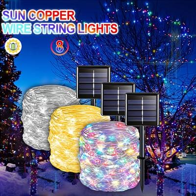 Solar String Light 300/200/100/50 LED Fairy Light Outdoor Waterproof Copper Wire Twinkle Lamp For Home Garden Christmas Decor