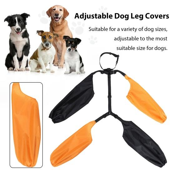 Adjustable Pet Leg Sleeves Waterproof Insect-Proof Anti-Dirty Dog Sleeves Prevent Licking