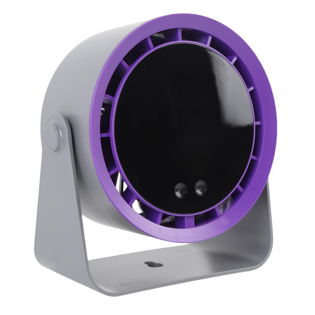 Desk Turbo Fan 2400mAh Rechargeable 100 Speeds Portable Air Circulator Fan Digital Display Wall