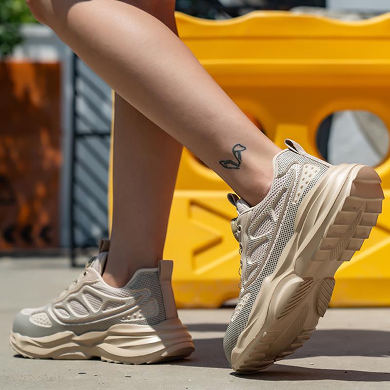 Modne Buty Bezpieczeństwa Dla Kobiet Mężczyzn Oddychające Trampki Robocze Damskie Buty Ze Stalowym Podnoskiem Buty Ochronne Odporne Na Przebicie Lekkie