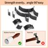 WUTA Leather Round Corner Cutter Leather Wallet Corner Punch Trimmer 1/4 Round Bag Arc-shaped Edge Cutting Knife Mold