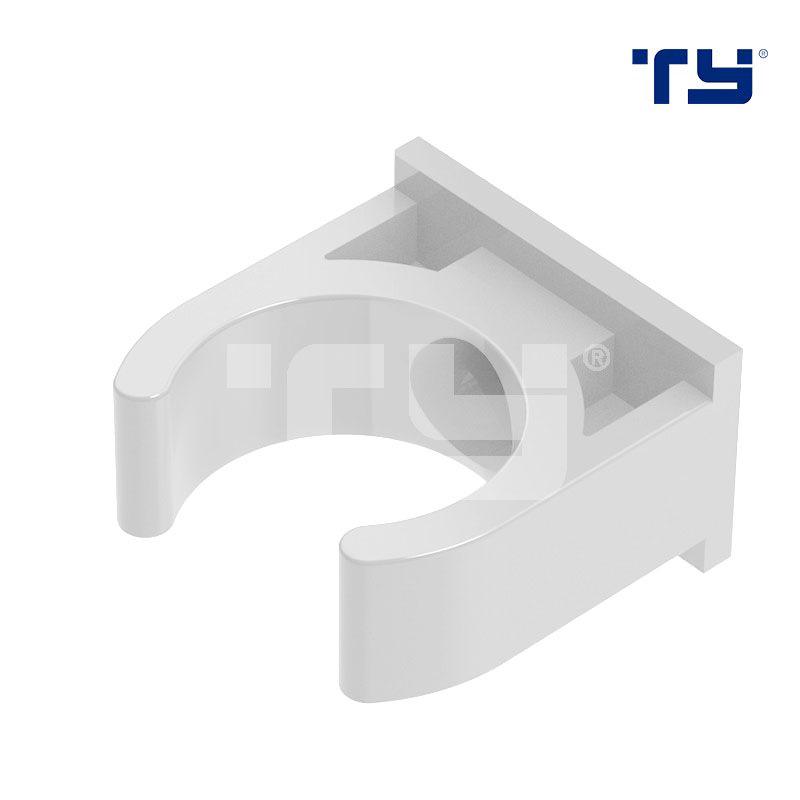U-образный зажим для ПВХ труб Tianyan для аквариума - Низкая ножка, плоское основание, держатель-опора для трубок