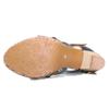 Johnature Genuine Leather Women Shoes Mixed Colors Sewing Outside Slides Women Slides