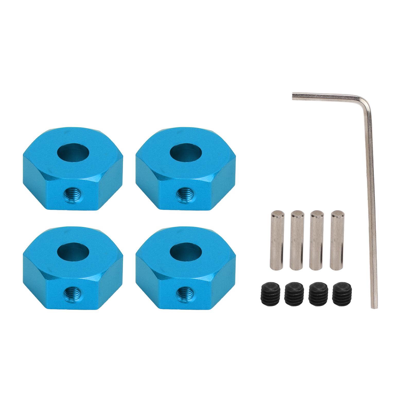 

4pcs 110 RC Wheel Hex Hubs Nut 14mm Aluminum Wheel Hex Drive Hub for AMMRA Big Rock for Typhon for