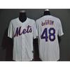 Camiseta de Béisbol New York Mets Unisex Bordada Personalizada Ropa para Fans de la MLB Ropa Deportiva Hombres Mujeres Otoño