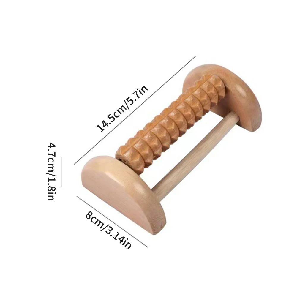 Wooden Foot Sole Massager Muscle Relaxation Acupoint Ball Portable Foot And Leg Massager  Foot Care
