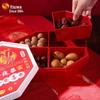 Chinese Style Fu Character Divided Snack & Candy Box with Lid