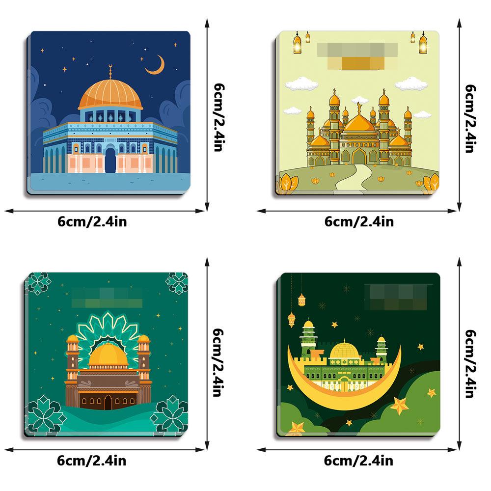 Middle Eastern Ethnic Style Acrylic Fridge Magnet Festival Home Decoration Sticker