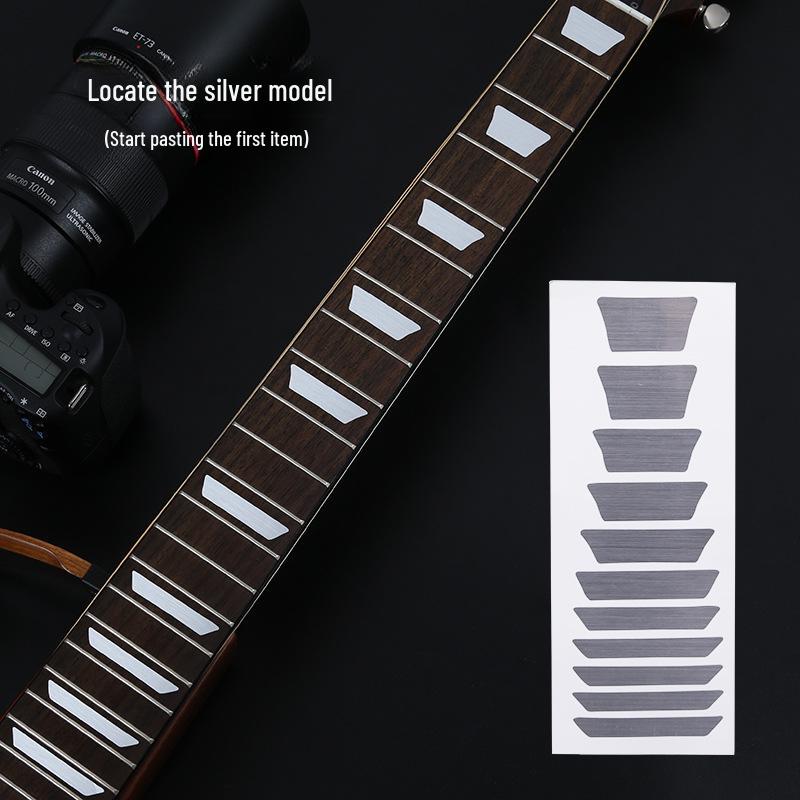 Personalized Guitar Sticker Set: Decorative Fingerboard and Panel Protectors for Acoustic and Electric Guitars.