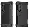 Custodia Metallica Anti-Caduta per Samsung Z Fold 8 Ultra 8 Copertura Magnetica Magneti Forti Integrati Telaio Frontale in Alluminio Cavalletto Nascosto