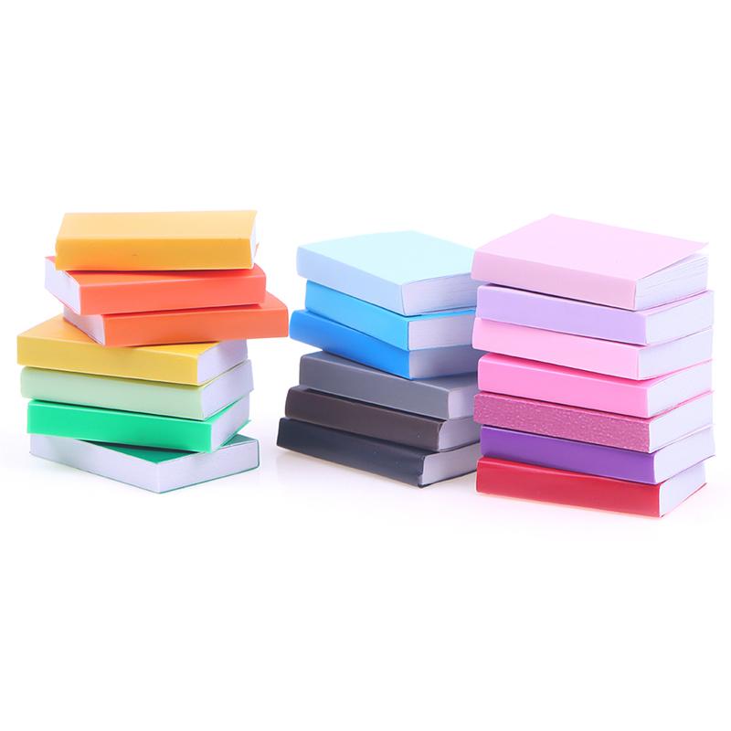 4Pcs Dollhouse Miniature Books Doll House Book Model Dollhouse School Decoration