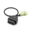 OBD2 Kabel für Honda 4Pin 6Pin Motorrad zu OBDII 16 Pin Kabel 4 Pin/6 Pin Stecker Kabel Motorrad Diagnose Verlängerungskabel