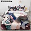 Kawaii Anime Sexy Girl Bedding Set,Duvet Cover Comforter Bed Set Quilt Cover Pillowcase,King Queen Twin Size Boys Girls Adults