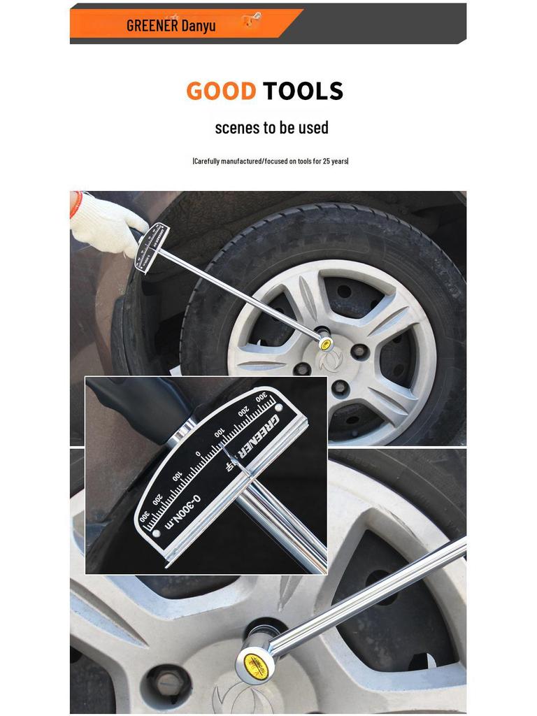 Green Forest Dial Torque Wrench - Kilogram Scale