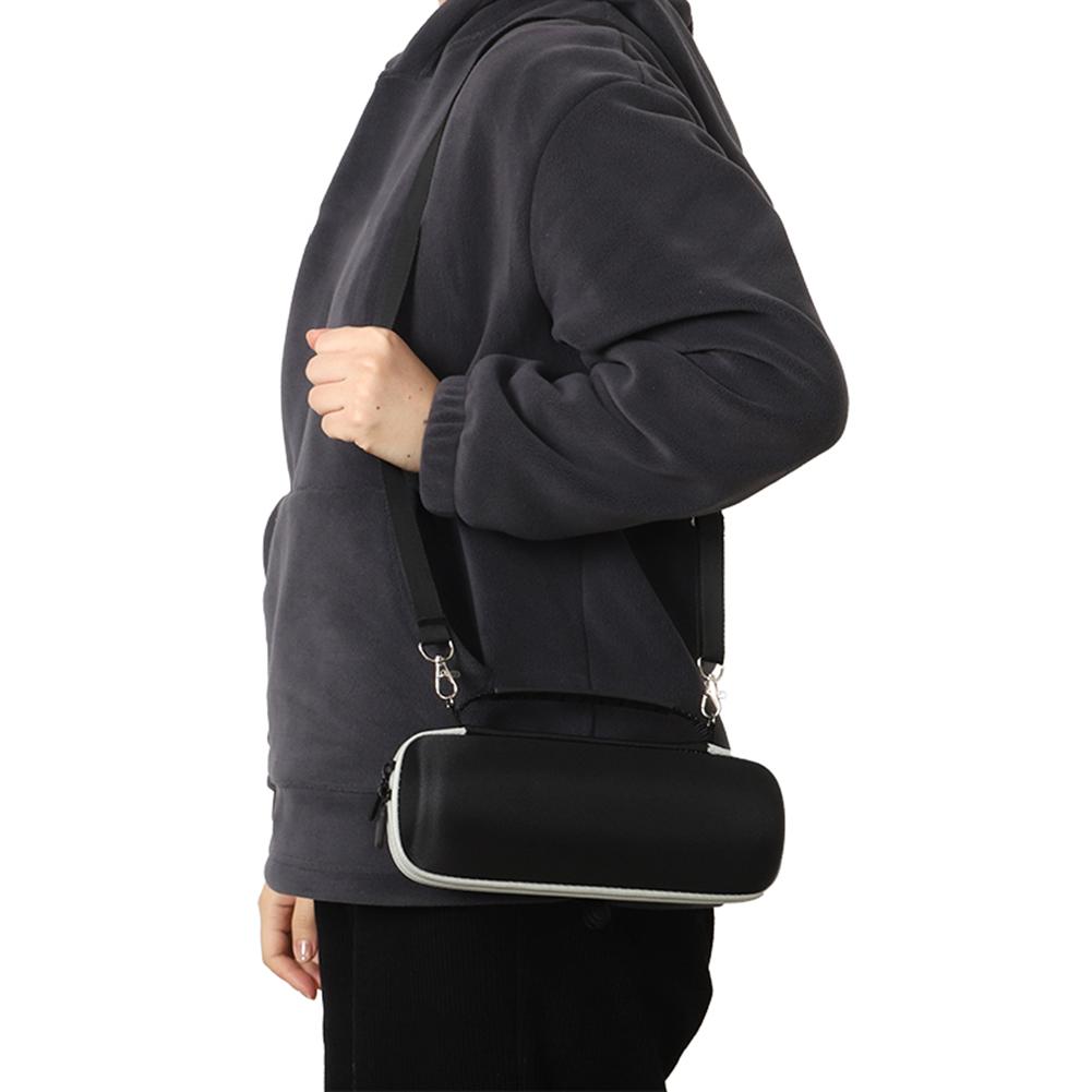 Portable Hard Travel Case with Adjustable Shoulder Strap Storage Bag Hard EVA Speaker Case for JBL Flip 7 Portable BT Speaker