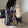 Summer Women's Bag Women's New Large Capacity Women's Commuting Canvas Bag Printed Hand Tote Bag Shoulder Bag