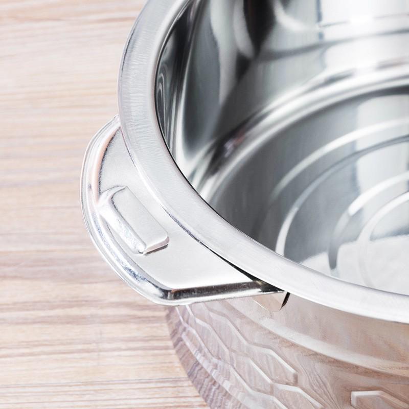 Stainless Steel Insulated Pot Set with Lid - Large Capacity 3/4/5 Piece for Africa: Ideal for Household Use, Rice, and Boiling Water.