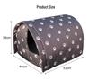 Outdoor Winter Warm Cat & Dog House: Oxford Cloth Shelter with Sun & Rain Protection