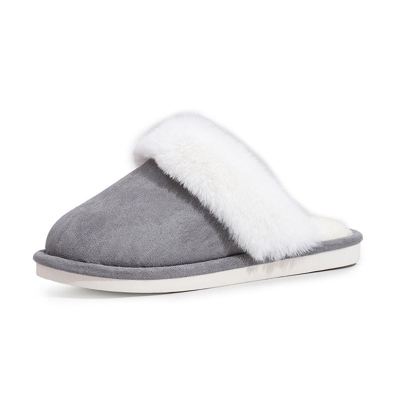 Fashion Winter Slippers Woman Warm Comfort Fluffy Slippers For Women Fur Plush Women's Slippers Designer House Shoes Female Footwear