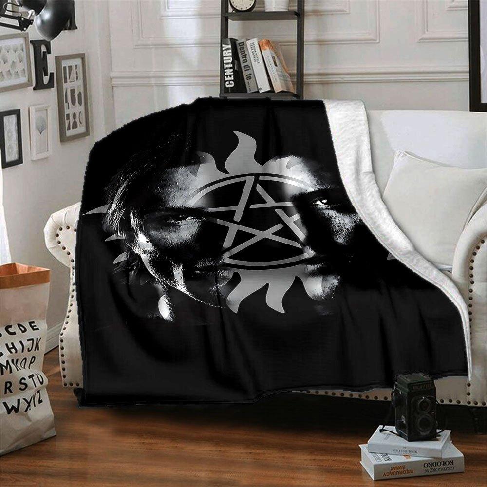 1pc Supernatural 12 Blanket Soft Warm Throw for Home, Office, Travel All Season Cozy Bedding Gift, Office Cozy Accessory