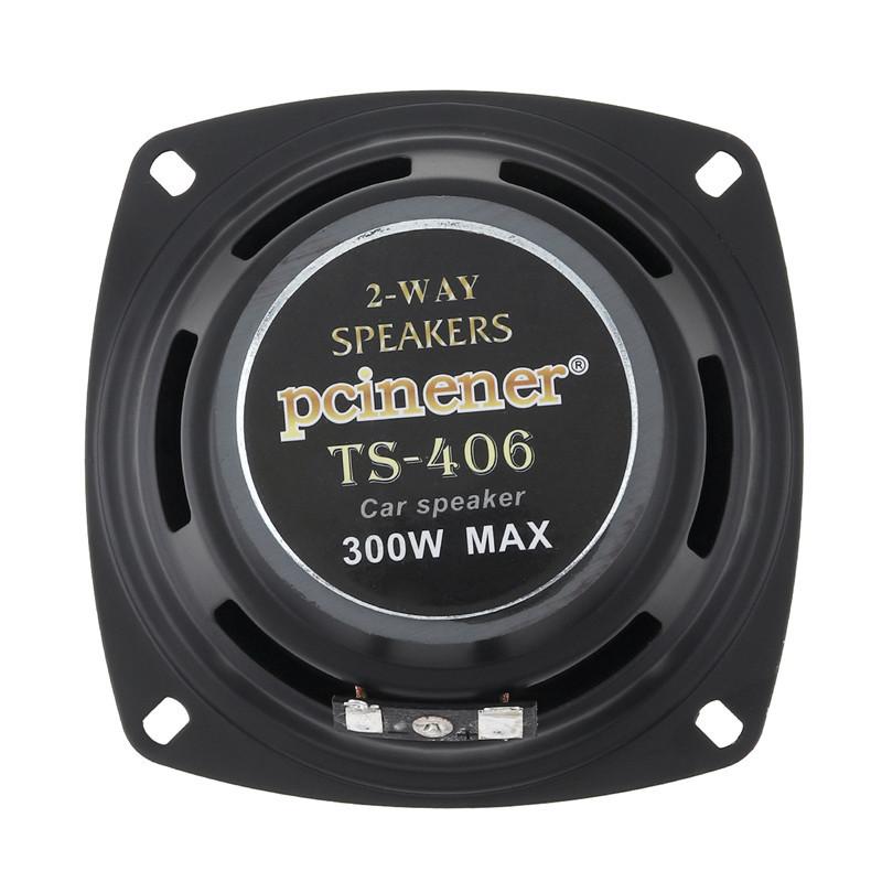 1 Piece Car Stereo Speaker 4 Inch 300W 2-Way Audio For Cars HiFi Music Sound Coaxial Speaker Full Frequency Automotive Sound