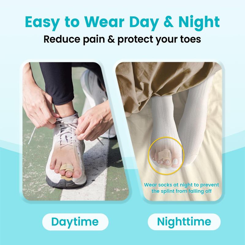 New Toe Valgus Toe Overlapping Support Splint Strap Fixing Strap Toe Care Brace