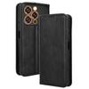 Flip Cover Compatible for Oukitel C17 Leather Case [Flip Vintage Leather] Shockproof Durable Retro Phone Case