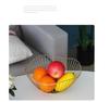 Nordic Creative Iron Art Fruit and Snack Basket for Living Room Storage