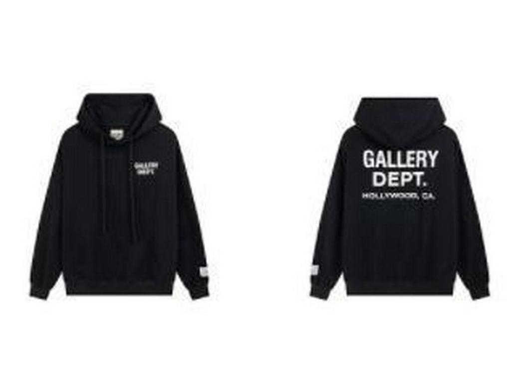 GALLERY DEPT TIDE Unisex Modny Klasyczny Bawełniany Bluza z Kapturem Frotte