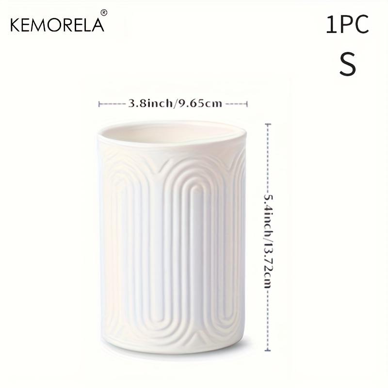 

Керамический органайзер-подставка для столовых приборов - Кухонная банка для хранения на столешнице для вилок, ложек, ножей, Белый фарфоровый контейнер, 1/2 шт.