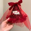 Acrylic Birthday Party Hat Mesh Princess Hair Accessory Sweet Party Hair Hoop  Girls