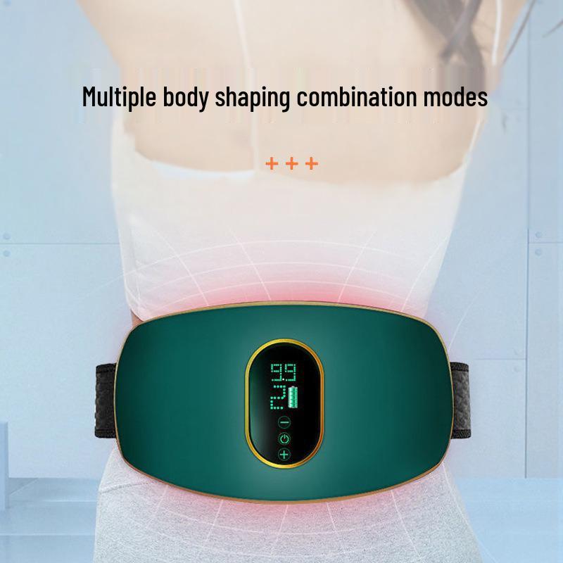 Portable Rechargeable Waist and Abdomen Massager for Tummy Reduction and Fitness