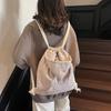 Retro Drawstring Closure Nyl Cloth Backpacks Rucksack Women's Crossbody Small Bag 2026 Spring and Summer High-end Shoulder Bag
