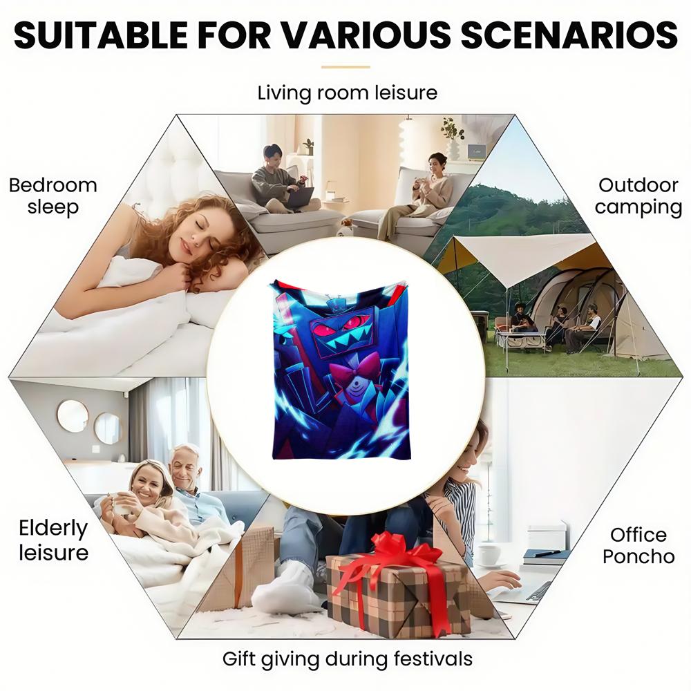 Anime Flannel thin Blanket for Bedrooms,Living Rooms,Sofas Blankets,Offices,Lunch Breaks,Picnics,blanket,blankets fluffy