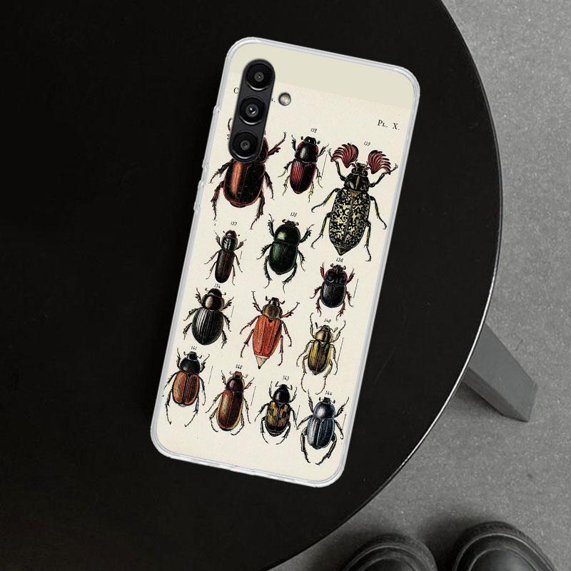 Bugs Bees Scientific Decomposition Phone Case Cover for Samsung Galaxy A17 A16 A26 A36 A56 A57 A37 A15 A25 A35 A55 A14 A24 A34 A