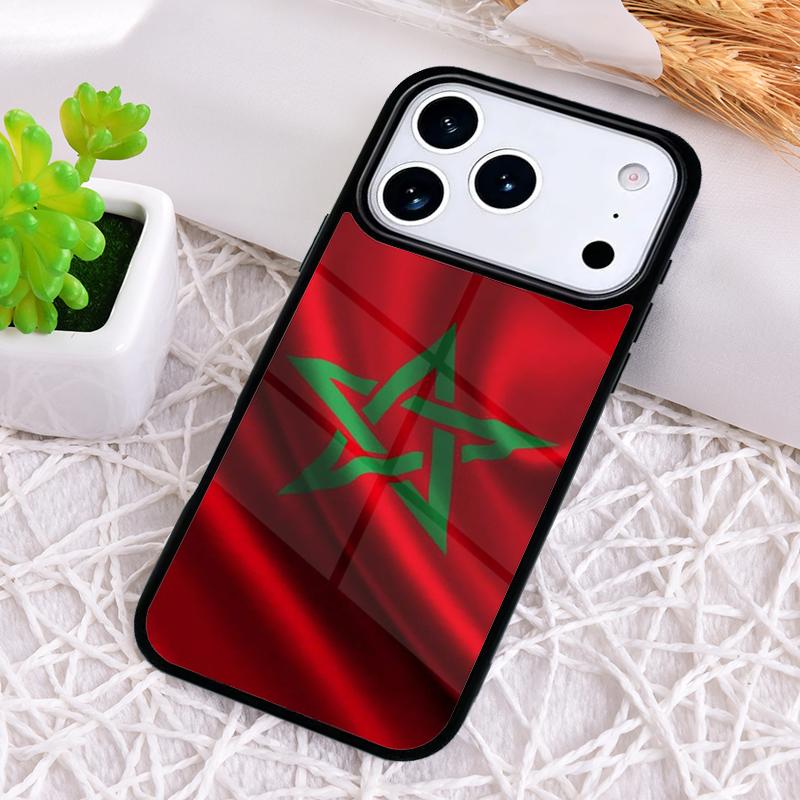 

Morocco Flag Moroccan Unique Shockproof Phone Case for iPhone 17 Air 16e 15 11 12 14 13 Pro Max Cover Coque iPhone Air